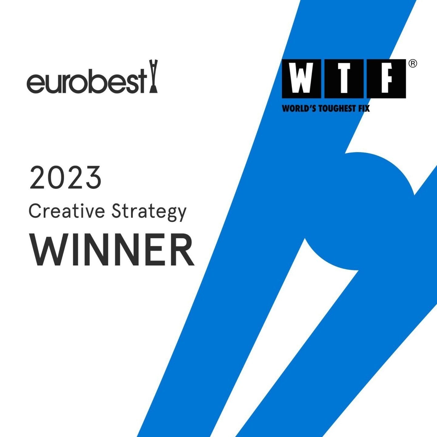 WTF®-brändille Luovan Strategian palkinto