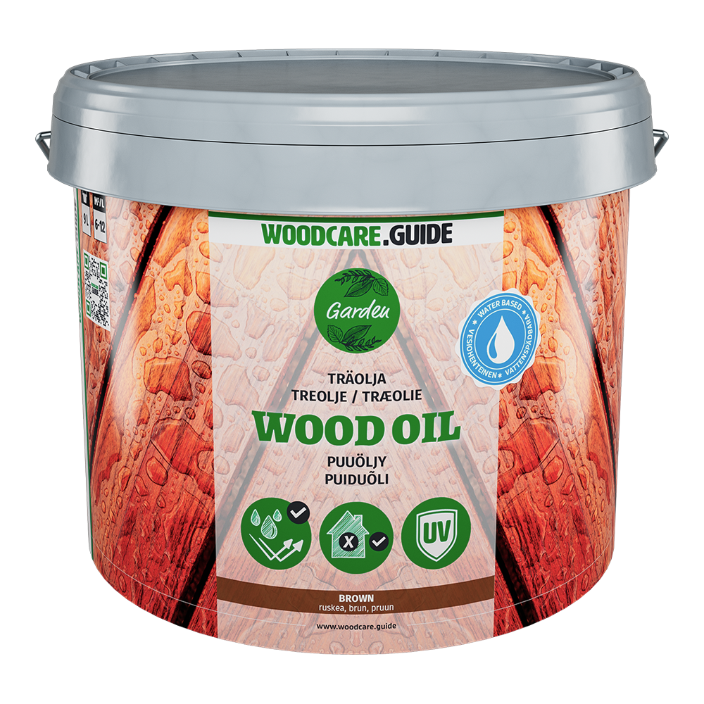 WOODCARE.GUIDE Wood Oil Brown 9L
