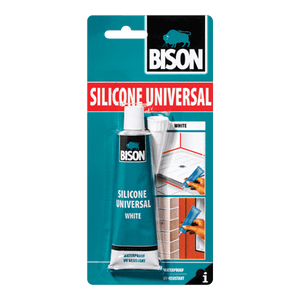 bison silicone universal valkoinen
